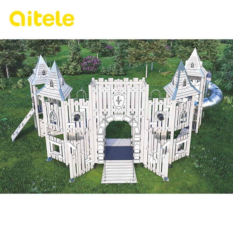 Öko-Holz-Serie Outdoor-Spielplatz GW-02301